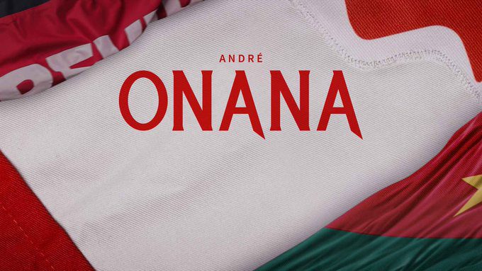 André Onana é o novo jogador do Manchester United